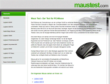 Tablet Screenshot of maustest.com